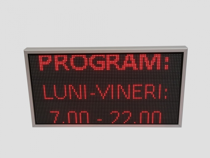 Reclama luminoasa LED pentru MAGAZIN, dimensiuni 1050mm x 570mm, P10 LED-uri rosii [7]