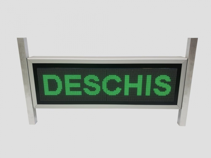 Reclama luminoasa LED pentru MAGAZIN, dimensiuni 730mm x 250mm, P5 RGB [2]