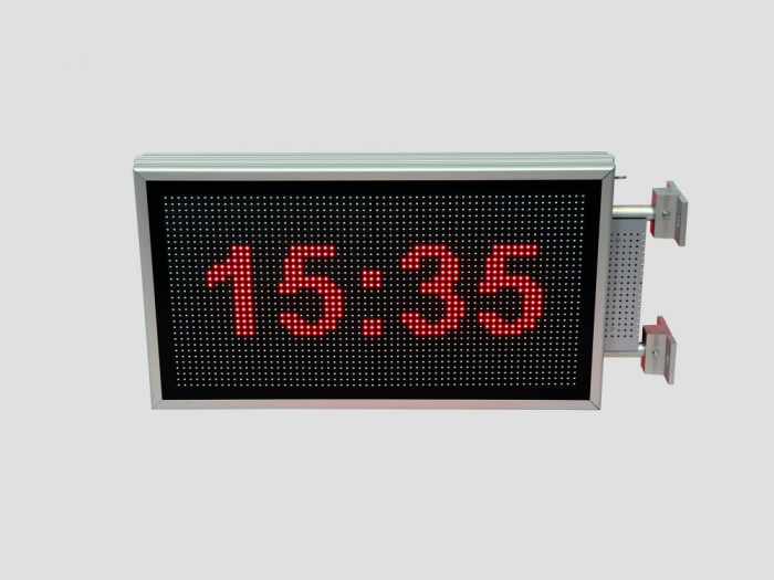 Reclama luminoasa LED pentru MAGAZIN dubla fata, dimensiuni 730mm x 410mm, P10 LED-uri rosii [11]