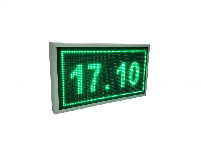 Reclama luminoasa LED pentru MAGAZIN model LED-uri verzi, dimensiuni 730mm x 410mm, programabil de la calculator [6]