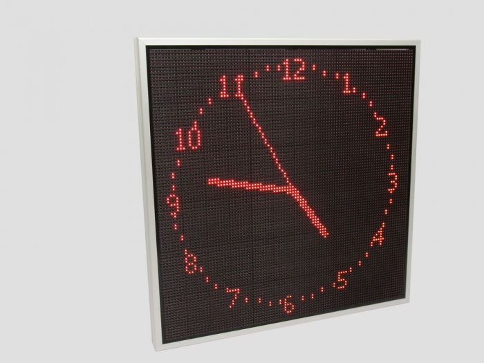 Reclama luminoasa LED pentru PENSIUNE, dimensiuni 1050mm x 1050mm, P10 LED-uri ROSII [17]