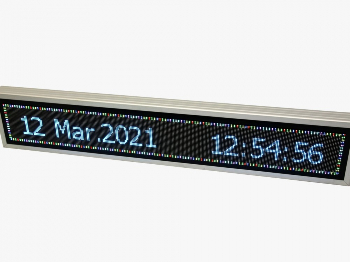 Reclama luminoasa LED pentru PENSIUNE, dimensiuni 1370mm x 250mm, P5 FULL COLOR [7]