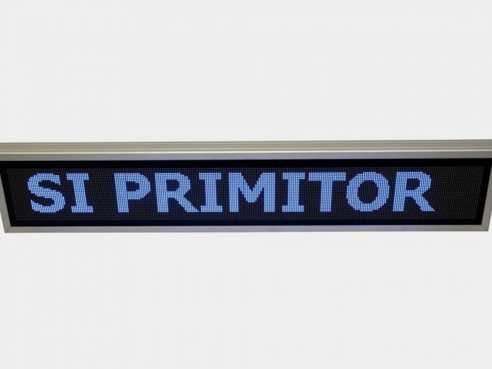 Reclama luminoasa LED pentru PENSIUNE, dimensiuni 1370mm x 250mm, P5 FULL COLOR [16]