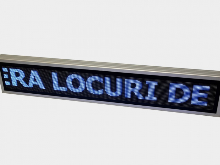 Reclama luminoasa LED pentru PENSIUNE, dimensiuni 1370mm x 250mm, P5 FULL COLOR [19]