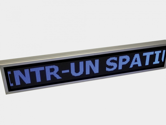 Reclama luminoasa LED pentru PENSIUNE, dimensiuni 1370mm x 250mm, P5 FULL COLOR [5]