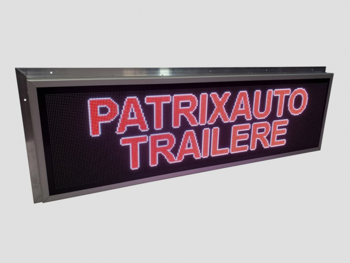Reclama luminoasa LED pentru PIESE AUTO, dimensiuni 1370mm x 410mm FULL COLOR P5 LED-uri RGB [9]