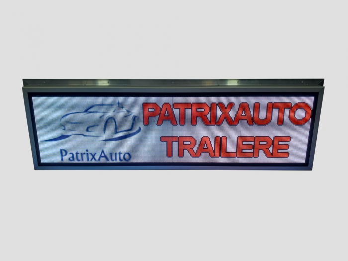 Reclama luminoasa LED pentru PIESE AUTO, dimensiuni 1370mm x 410mm FULL COLOR P5 LED-uri RGB [11]