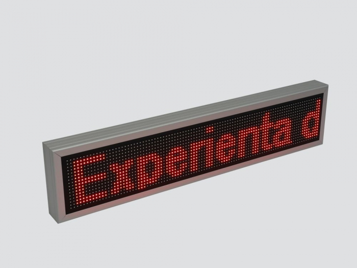 Reclama luminoasa LED pentru VULCANIZARE, dimensiuni 1050mm x 250mm P10 LED-uri rosii [13]