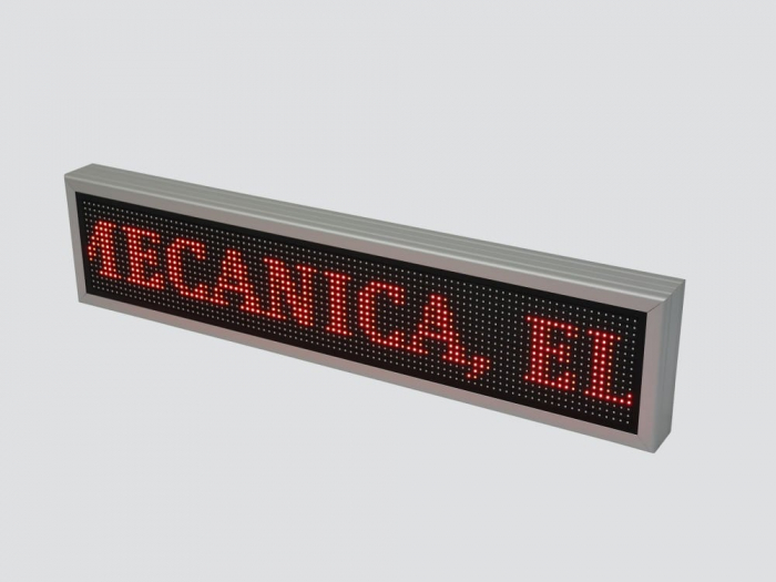 Reclama luminoasa LED pentru VULCANIZARE, dimensiuni 1050mm x 250mm P10 LED-uri rosii [10]