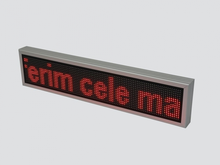 Reclama luminoasa LED pentru VULCANIZARE, dimensiuni 1050mm x 250mm P10 LED-uri rosii [4]