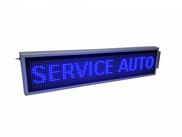 Reclama luminoasa LED-uri PIESE AUTO/VULCANIZARE, dimensiuni 1050mm x 250mm LED-uri albastre [7]