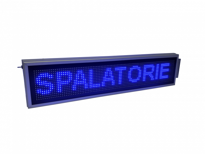 Reclama luminoasa LED-uri PIESE AUTO/VULCANIZARE, dimensiuni 1050mm x 250mm LED-uri albastre [4]