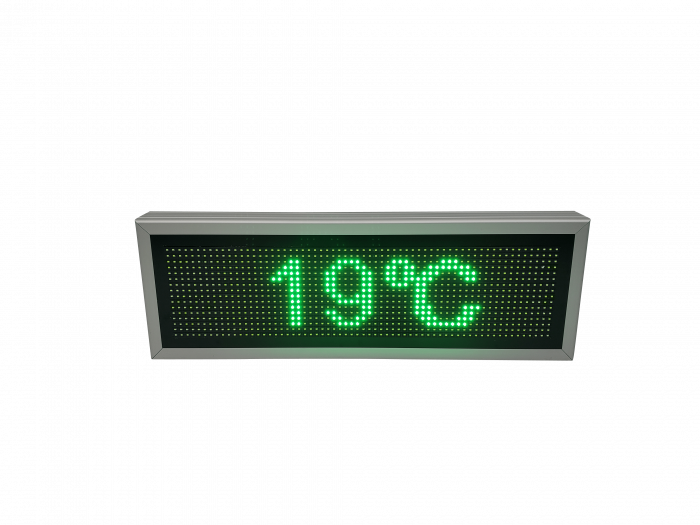 Reclama luminoasa LED-uri VERZI model INCHIS DESCHIS, dimensiuni 730mm x 250mm [5]