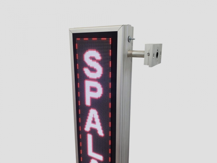 Reclama luminoasa LED verticala pentru SPALATORIE AUTO, DUBLA FATA, dimensiuni 250mm x 1370mm FULL COLOR P5 LED-uri RGB [6]