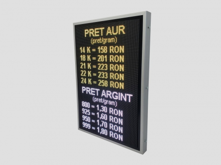 Reclama luminoasa LED EXCHANGE, dimensiuni 730mm x 1050mm, P5 FULL COLOR [4]