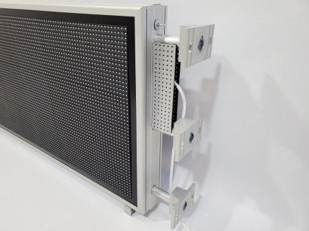 Reclama luminoasa LED pentru SPALATORIE AUTO SELF SERVICE, dimensiuni 1050mm x 570mm, DUBLA FATA, P10 LED-uri rosii [13]