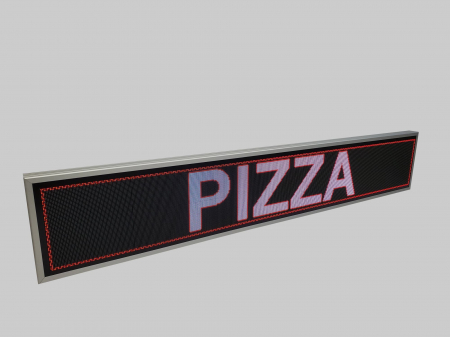 RL2330X410FASTFOODP5 Reclama luminoasa FAST FOOD full color, dimensiuni 2330mm x 410mm, P5 [6]