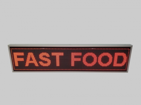 RL1690X410P10FASTFOOD Reclama luminoasa LED 1690mm x 410mm, configuratie 160 x 32 P10 FAST FOOD [5]