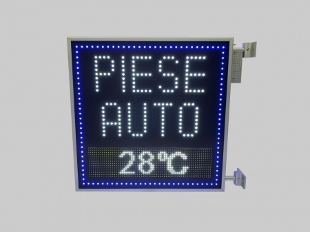 RL800X800PIESEAUTO Reclama luminoasa LED 800mm x 800mm programabila pentru PIESE AUTO [8]