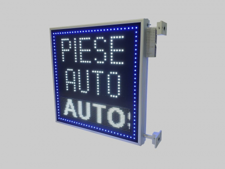 RL800X800PIESEAUTO Reclama luminoasa LED 800mm x 800mm programabila pentru PIESE AUTO [10]