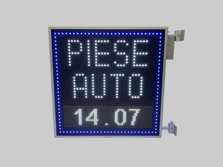 RL800X800PIESEAUTO Reclama luminoasa LED 800mm x 800mm programabila pentru PIESE AUTO [6]