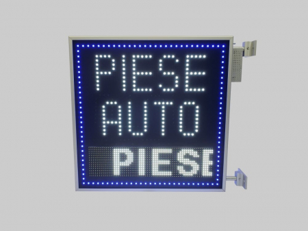 RL800X800PIESEAUTO Reclama luminoasa LED 800mm x 800mm programabila pentru PIESE AUTO [4]