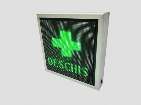 Reclama luminoasa LED INCHIS DESCHIS, dimensiuni 410mm x 410mm, P5 LED-urI FULL COLOR [6]