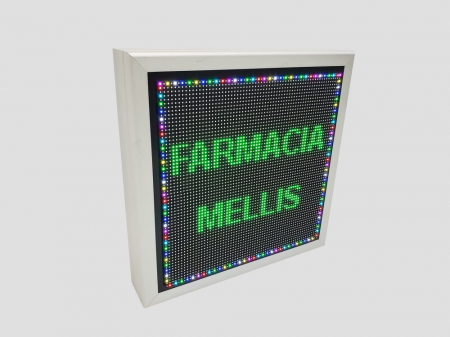 Reclama luminoasa LED INCHIS DESCHIS, dimensiuni 410mm x 410mm, P5 LED-urI FULL COLOR [2]