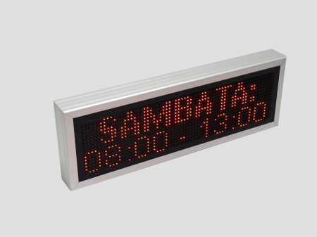 Reclama luminoasa LED INCHIS DESCHIS, dimensiuni 730mm x 250mm, P10 LED-uri ROSII [8]