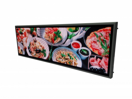 Reclama luminoasa LED pentru FAST FOOD, dimensiuni 1690mm x 570mm, model full color [4]