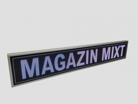 RL2330X410MAGP5 Reclama luminoasa LED pentru MAGAZIN ALIMENTAR, model full color, dimensiuni 2330mm x 410mm, P5 [4]