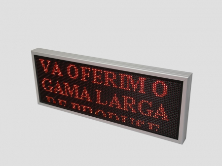 Reclama luminoasa LED pentru MAGAZIN, dimensiuni 1050mm x 410mm, P10 LED-uri rosii [11]