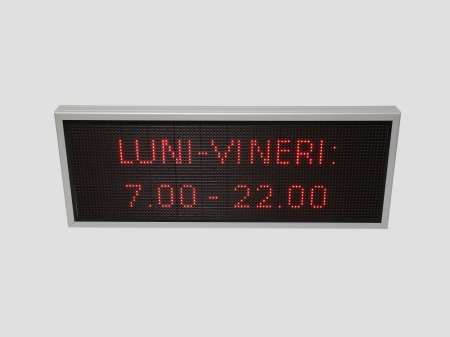 Reclama luminoasa LED pentru MAGAZIN, dimensiuni 1050mm x 410mm, P10 LED-uri rosii [7]