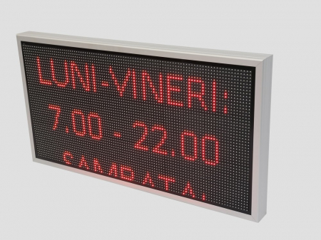 Reclama luminoasa LED pentru MAGAZIN, dimensiuni 1050mm x 570mm, P10 LED-uri rosii [8]