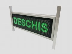 Reclama luminoasa LED pentru MAGAZIN, dimensiuni 730mm x 250mm, P5 RGB [4]