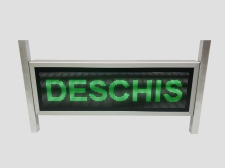 Reclama luminoasa LED pentru MAGAZIN, dimensiuni 730mm x 250mm, P5 RGB [1]