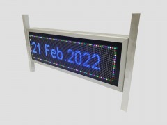 Reclama luminoasa LED pentru MAGAZIN, dimensiuni 730mm x 250mm, P5 RGB [8]