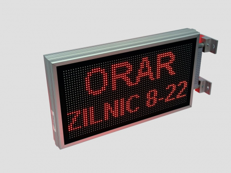 Reclama luminoasa LED pentru MAGAZIN dubla fata, dimensiuni 730mm x 410mm, P10 LED-uri rosii [2]