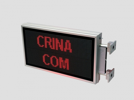 Reclama luminoasa LED pentru MAGAZIN dubla fata, dimensiuni 730mm x 410mm, P10 LED-uri rosii [1]