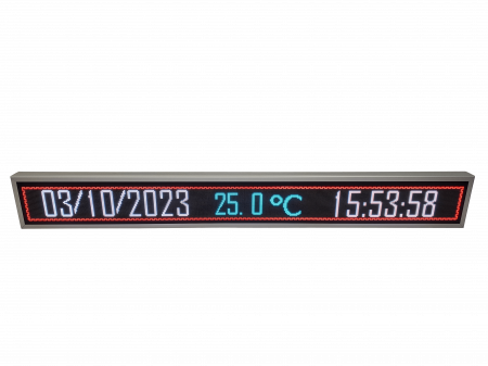 Reclama luminoasa LED pentru MAGAZIN model FULL COLOR, dimensiuni 2010mm x 250mm, LED-uri RGB, programabil de la calculator [3]