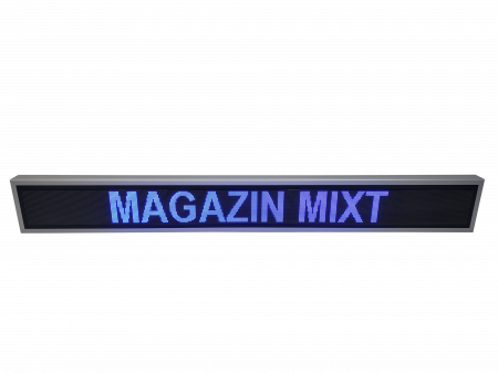 Reclama luminoasa LED pentru MAGAZIN model FULL COLOR, dimensiuni 2010mm x 250mm, LED-uri RGB, programabil de la calculator [1]