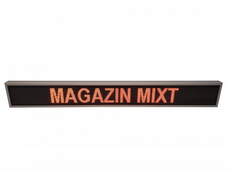 Reclama luminoasa LED pentru MAGAZIN model FULL COLOR, dimensiuni 2010mm x 250mm, LED-uri RGB, programabil de la calculator [5]