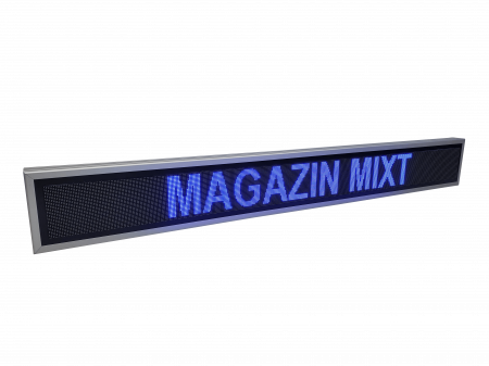 Reclama luminoasa LED pentru MAGAZIN model FULL COLOR, dimensiuni 2010mm x 250mm, LED-uri RGB, programabil de la calculator [6]