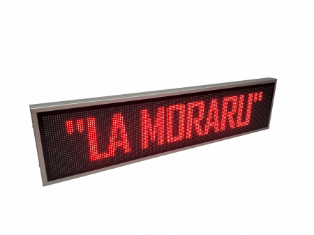 Reclama luminoasa LED pentru MAGAZIN model LED-uri rosii, dimensiuni 1690mm x 410mm, programabil de la calculator [2]