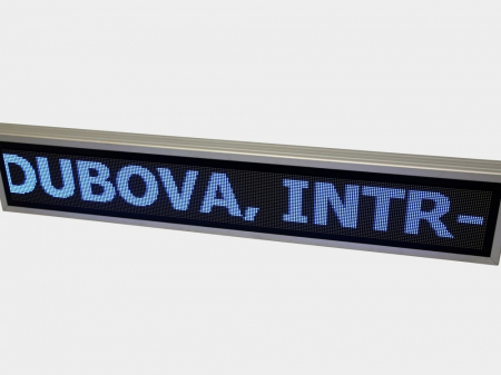 Reclama luminoasa LED pentru PENSIUNE, dimensiuni 1370mm x 250mm, P5 FULL COLOR [8]