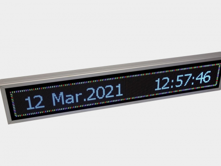 Reclama luminoasa LED pentru PENSIUNE, dimensiuni 1370mm x 250mm, P5 FULL COLOR [17]