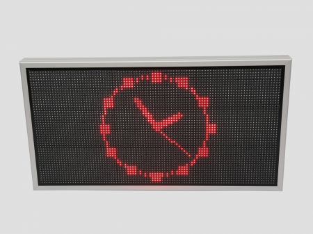 Reclama luminoasa LED pentru PIESE AUTO, dimensiuni 1050mm x 570mm, P10 LED-uri rosii [6]