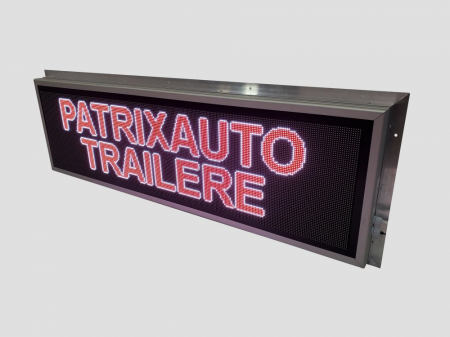 Reclama luminoasa LED pentru PIESE AUTO, dimensiuni 1370mm x 410mm FULL COLOR P5 LED-uri RGB [11]