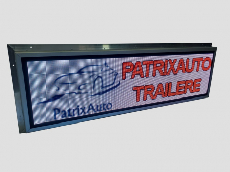 Reclama luminoasa LED pentru PIESE AUTO, dimensiuni 1370mm x 410mm FULL COLOR P5 LED-uri RGB [5]