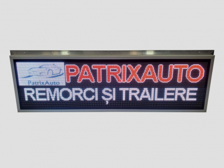 Reclama luminoasa LED pentru PIESE AUTO, dimensiuni 1370mm x 410mm FULL COLOR P5 LED-uri RGB [9]